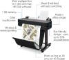 Picture of HP DesignJet T630 Large Format Wireless Plotter Printer - 24"-inch - 5HB09D