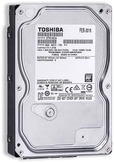 Picture of Toshiba Internal 1TB HDD for Desktop