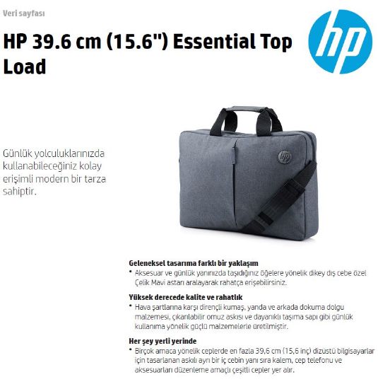 Picture of Hp 15.6" Value Top Load Case (K0B38AA) - Grey