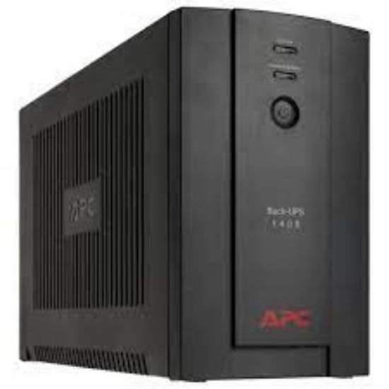 Picture of APC Back-UPS 1400VA, 230V, AVR, IEC Sockets-BX1400UI - Black