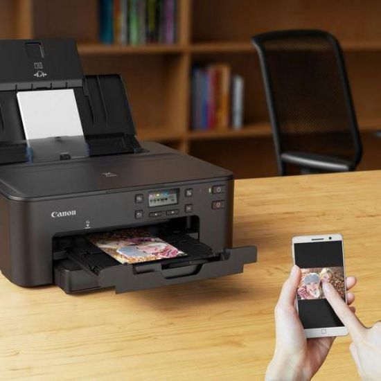 Picture of Canon PIXMA TS704 Wireless Photo, CD, ID Card And A4 Paper Printer
