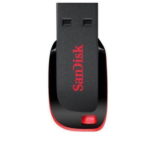 Picture of SanDisk 16GB Cruzer Blade Flash Drive - Black.