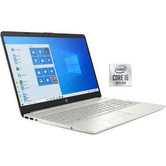 Picture of HP Notebook 15s-fq5004nia Intel® Core™ I3 4GB RAM 256GB SSD 15.6 Free DOS - Natural Silver