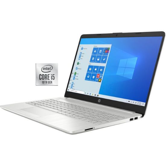 Picture of HP Notebook 15s-fq5004nia Intel® Core™ I3 4GB RAM 256GB SSD 15.6 Free DOS - Natural Silver