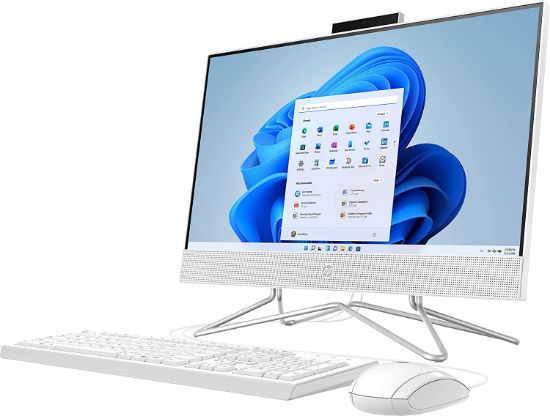 Picture of HP AiO 22-dd2124nh Desktop Intel Core I3-1215U 8GB RAM 512GB SSD /21.5 FHD NON-TOUCH WINDOS 11 Home) - SNOW WHITE