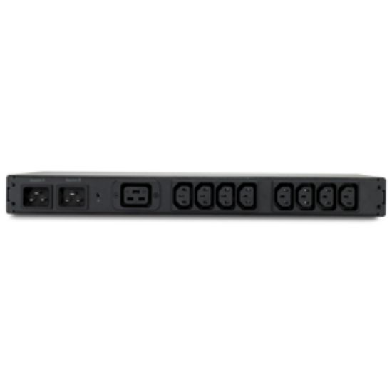 Picture of APC RACK ATS, 230V, 16A, C20 IN, (8) C13 (1) C19 OUT - AP4423