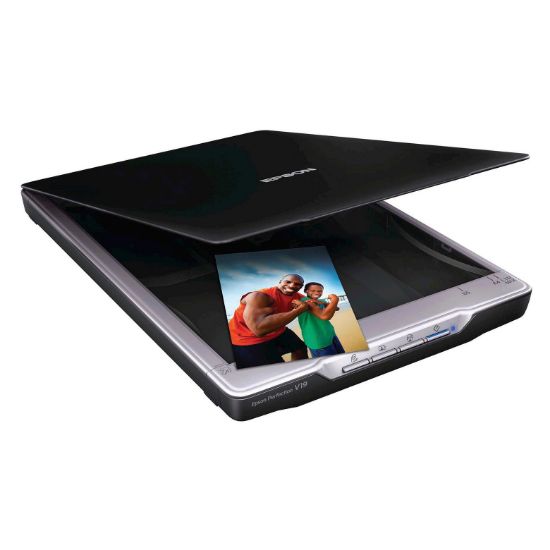 Picture of Epson Perfection V19 Color Photo & Document Scanner With Scan-To-Cloud