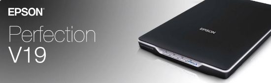 Picture of Epson Perfection V19 Color Photo & Document Scanner With Scan-To-Cloud