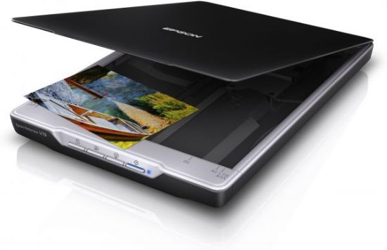 Picture of Epson Perfection V19 Color Photo & Document Scanner With Scan-To-Cloud