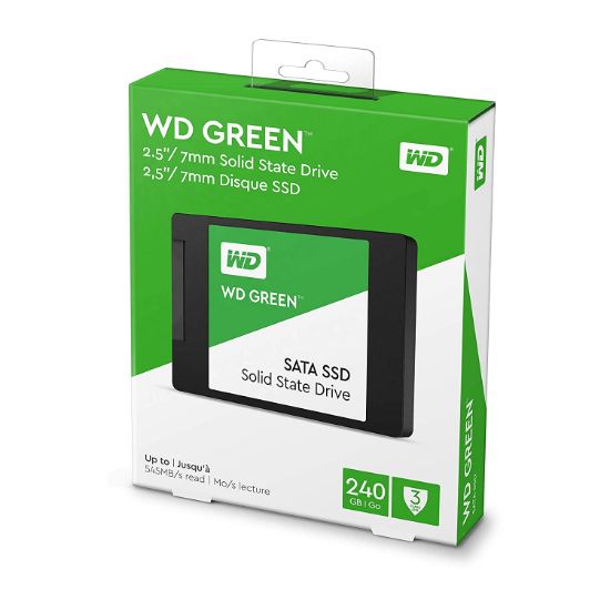 Picture of Western Digital 240GB Green PC SATA Solid State Drive - WDS240G2G0A