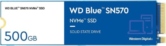 Picture of Western Digital Blue SN570 NVMe M.2 2280 500GB Internal Solid State Drive (SSD) WDS500G3B0C