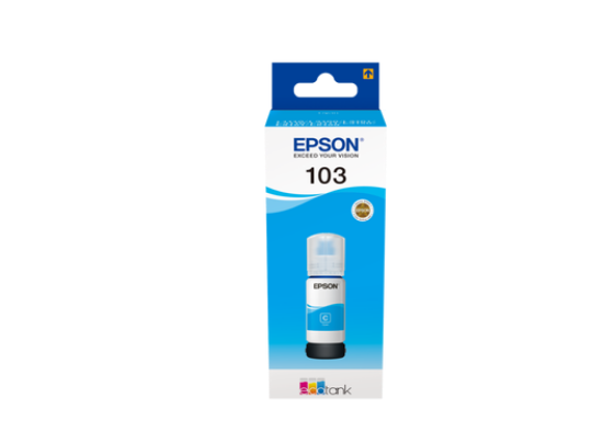 Picture of 103 EcoTank Cyan ink bottle