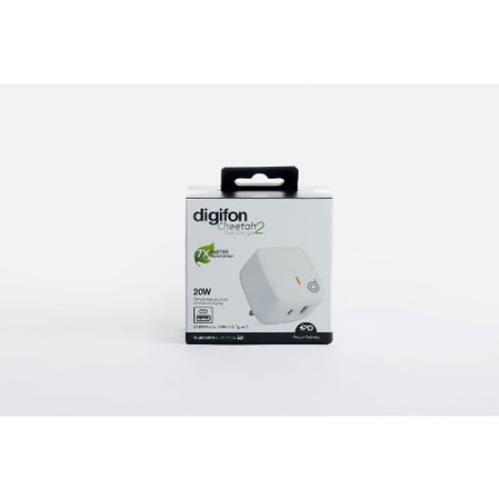 Picture of Digifon Cheetah 20W  Charger - White