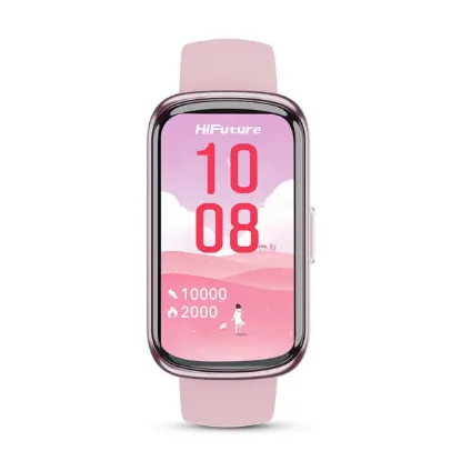 Picture of HiFuture EVO2 Beige Smart Watch, 1.47 Inch AMOLED Display, IP68 Water Resistant, 7 Days Battery Life, Heart Rate & Sleep Monitoring