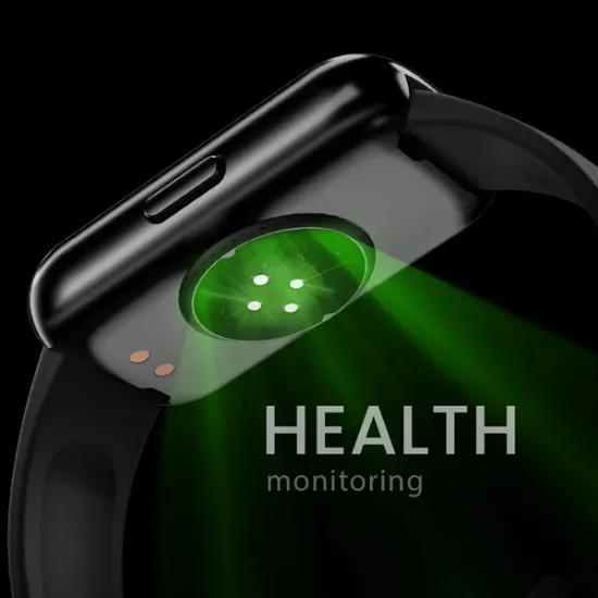 Picture of Hifuture EVO2 Black Smart Watch, 1.47 Inch AMOLED Display, IP68 Water Resistant, 7 Days Battery Life, Heart Rate & Sleep Monitoring