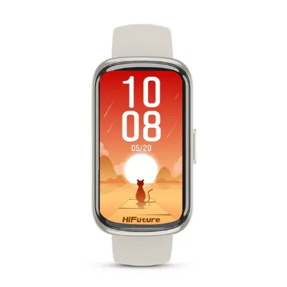 Picture of HiFuture EVO2 Rose Gold smart watch  1.47 Inch AMOLED Display, IP68 Water Resistant, 7 Days Battery Life, Heart Rate & Sleep Monitoring