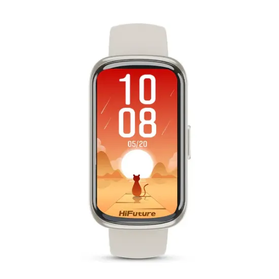 Picture of HiFuture EVO2 Rose Gold smart watch  1.47 Inch AMOLED Display, IP68 Water Resistant, 7 Days Battery Life, Heart Rate & Sleep Monitoring