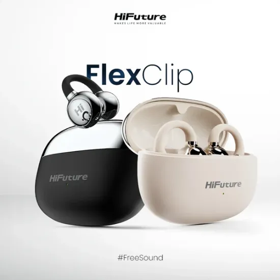 Picture of HiFuture FlexClip Black TWS EARBUDS