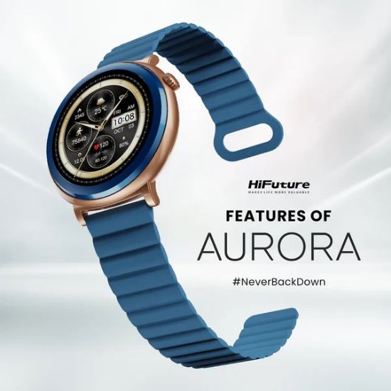 Picture of HiFuture Aurora Silver smart watch 
