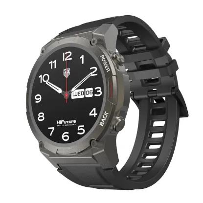Picture of HiFuture Mix2 Black smart watch - AMOLED Wireless Calling Smartwatch