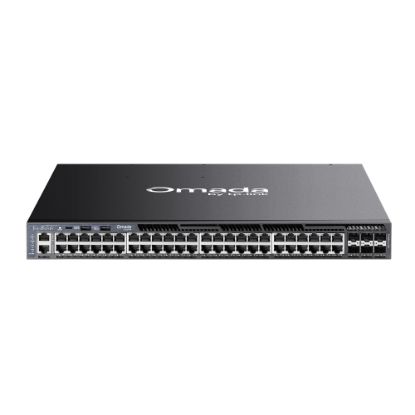 Picture of TP-LINK Omada 48-Port Gigabit Stackable L3 Managed PoE+ Switch with 6 10G Slots