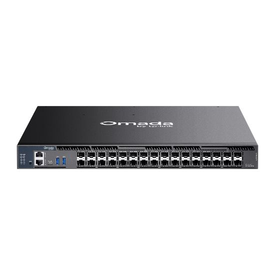 Picture of TP-LINK Omada 26-Port 10G Stackable L3 Managed Aggregation Switch with 6 25G Slots - SX6632YF 