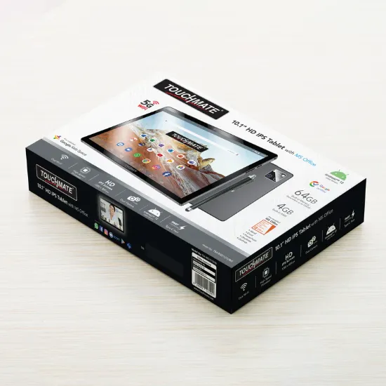 Picture of TOUCHMATE 10.1” HD Tablet with MS Office | 64GB Built-In Memory | 4GB RAM | Stylus Included