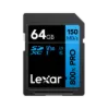 Picture of 64GB Lexar Professional 800x PRO SDXC UHS-I Card, up to 150MB/s read, C10 V30 U3