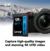 Picture of 128GB Lexar Professional 800x PRO SDXC UHS-I Card, up to 150MB/s read, C10 V30 U3