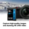 Picture of 32GB Lexar Professional 800x PRO SDHC UHS-I Card, up to 150MB/s read, C10 V10 U1