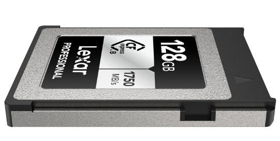 Picture of 128GB Lexar Professional CFexpress Type B Card Silver Series, up to 1750MB/s read, 1300MB/s write