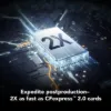Picture of 512GB Lexar Professional CFexpress 4.0 Type B Card Silver Series, up to 3600MB/s read, 3000MB/s write