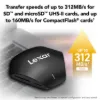 Picture of Lexar Multi-Card 3-in-1 USB 3.1 Type-C Reader, supports CF / SD and microSD UHS-II cards