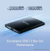 Picture of Lexar External Portable SSD 1TB, USB 3.2 Gen 2x2, up to 2000MB/s read, 1800MB/s write
